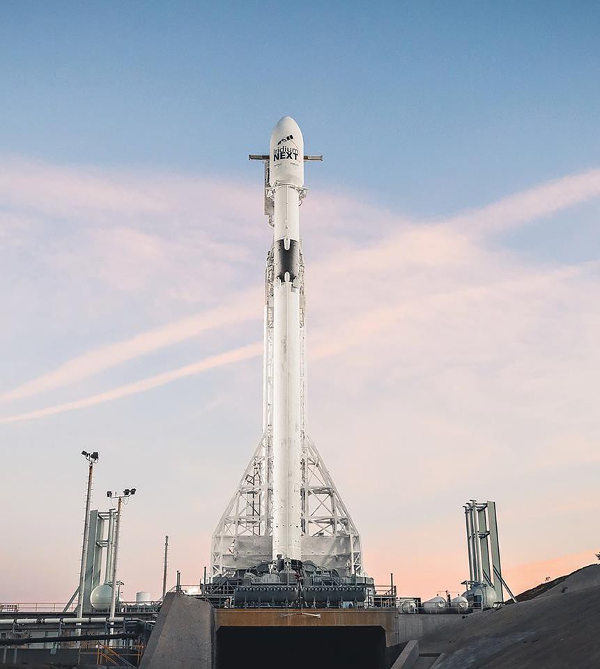 На орбите уже 50 спутников Iridium NEXT
